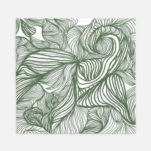 Su Casa Collection | Green Leaf Napkin Set