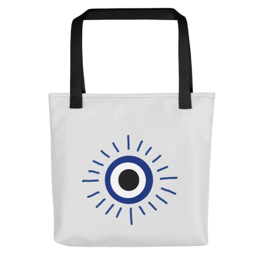 Suri Collection | Evil Eye Sunburst  Small Tote bag