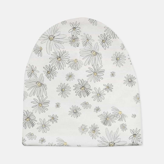 Mimi Collection | White as a Daisy Baby Beanie Hat