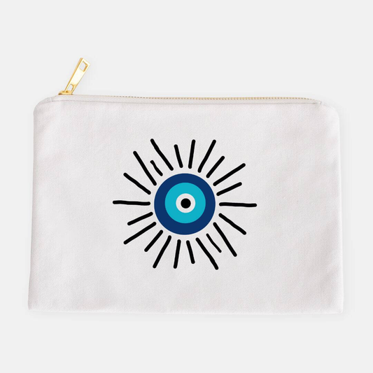 Suri Collection | Evil Eye Sunburst Cosmetic Bag