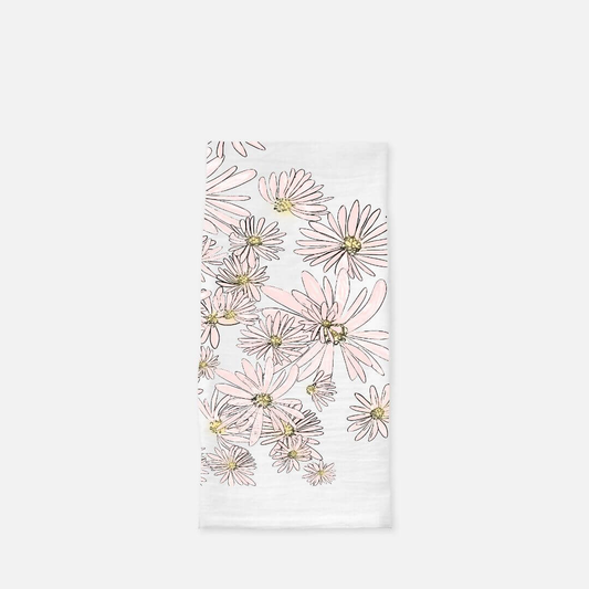 Su Casa Collection | Pink Daisy Tea Towel